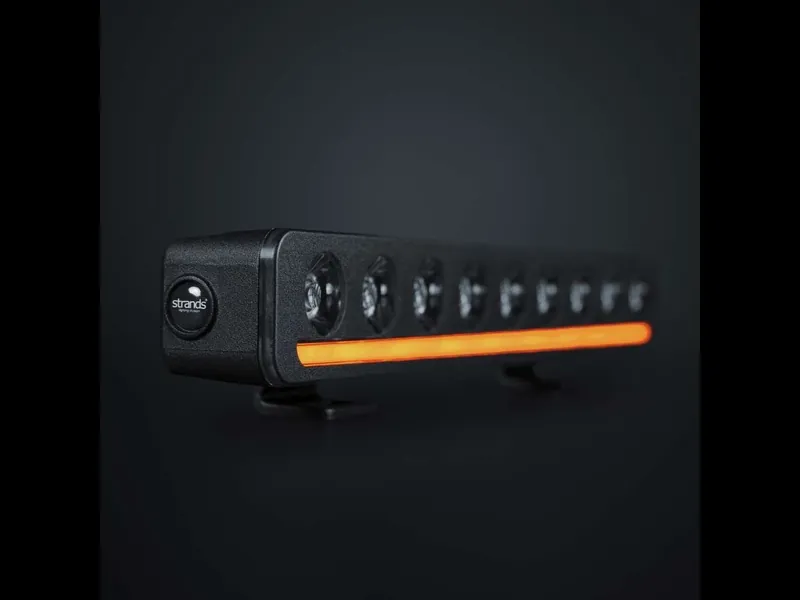 STRANDS Nuuk D-Line 10" LED bar žibintas 5500lm, 266mm, R149 - Ledbarzibintai.lt