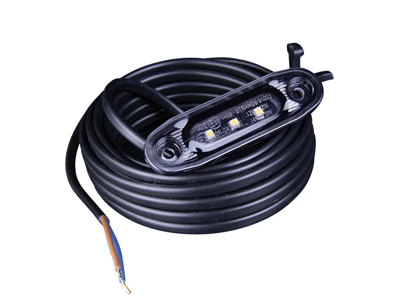 STRANDS DARK KNIGHT ULTRA SLIM Pozicinis Žibintas Baltos Šviesos LED 12-24V ECE R7 Sertifikuotas - Attēls 5