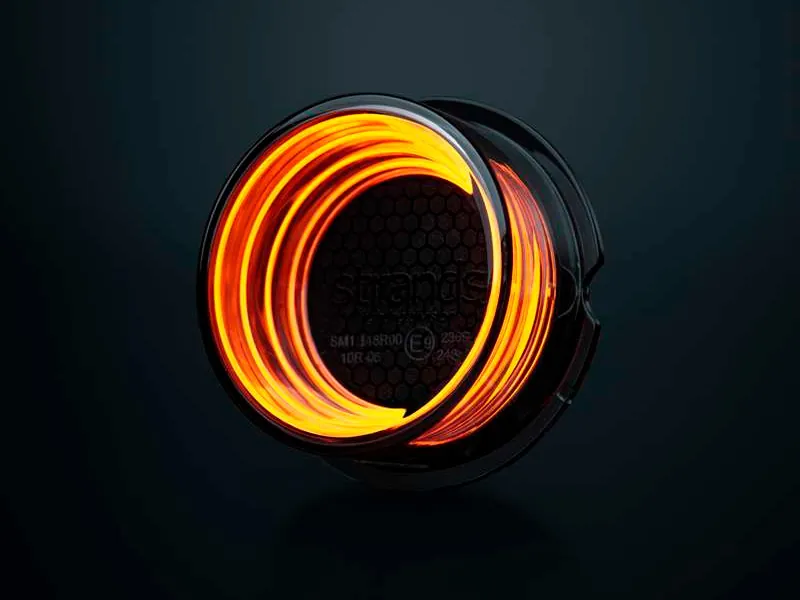 STRANDS FOR9T GEO Šoninis gabaritinis žibintas | 10-40V | ECE R10, R148 sertifikuotas | IP67