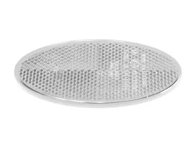 TALMU Reflector 100x50mm Atšvaitas - Skaidrus su Klijuojama Nugarėle, ECE ir SAE Standartai