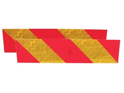 Aliumininiai atšvaitai sunkvežimiams - Reflector Pair (566x132mm) - TW-5
