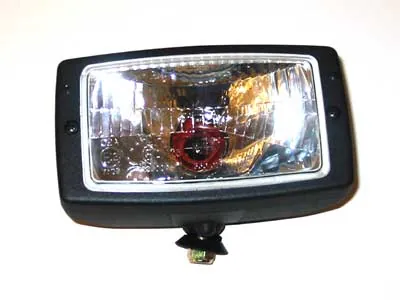 Profesionalus H4 Priekinis Žibintas su Plastikiniu Korpusu, 182mm Diametro