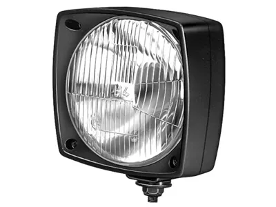 HELLA Priekinis Žibintas H4 su Plastikinį Korpusu, 144x144mm - Automobilio Apšvietimo Sistema